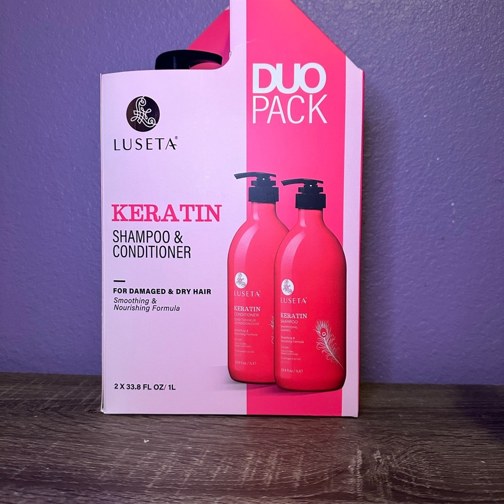 Luseta Keratin Shampoo & Conditioner Duo Pack